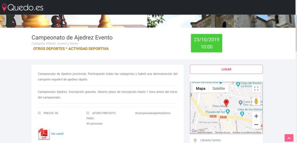 Evento creado